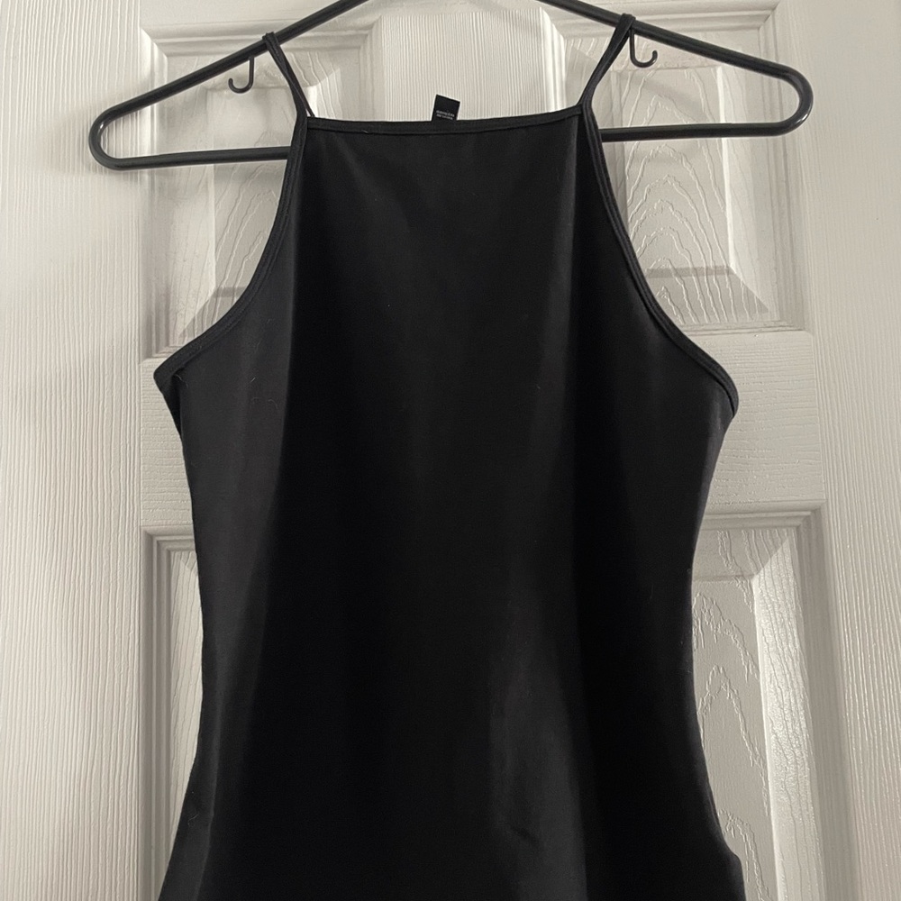 NWOT Express black high neck tank